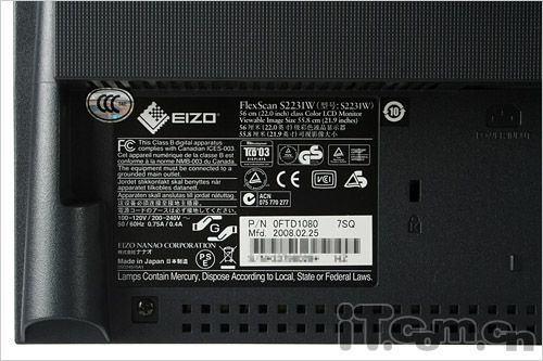 EIZO (藝卓) FlexScan S2231W 評測 review EIZO (藝卓) FlexScan S2231W 評測 review