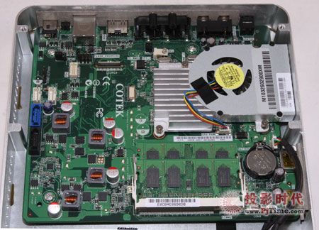高清4C電腦播放器試用 微PC元件 機器內部元件介紹
