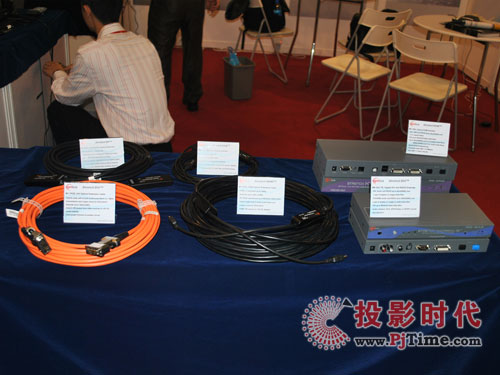 OPTICIS公司光纖線展示
