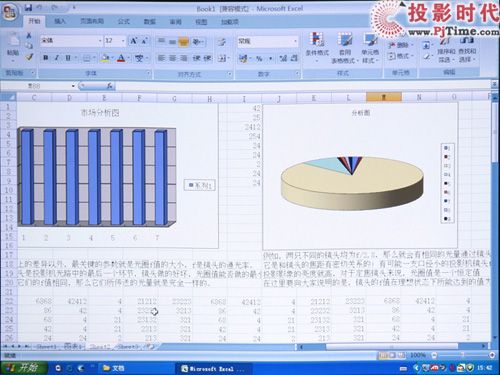 軍工品質 造就非凡中光學T605商務投影首測_辦公文檔測試