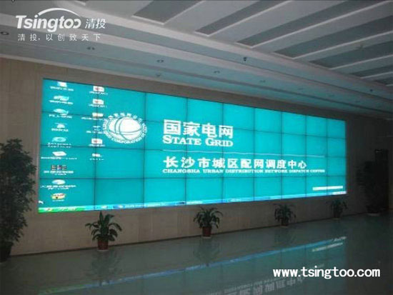 清投視訊4 x9 LCD液晶拼接長沙電力系統應用方案