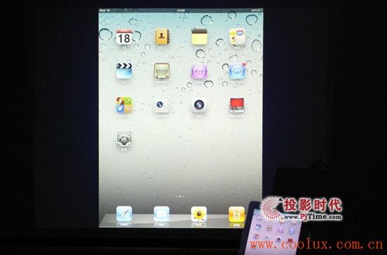 IPAD與微型投影機酷樂視X2雙劍合璧