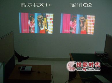 LED微型投影機最熱門PK 酷樂視X1+對決麗訊Q2