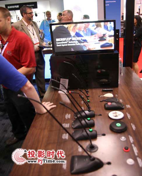 舒爾新品隆重出席美國infocomm 2012