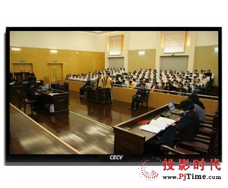 中電超大尺寸液晶拼接助力數字法庭建設工程