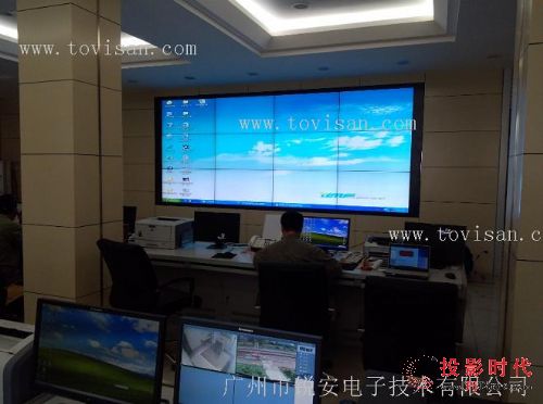 55寸液晶拼接案例-銳安液晶拼接案例