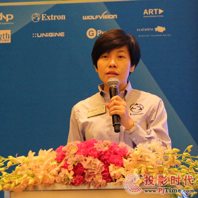 Extron區域銷售經理鄭綺霞女士