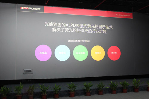 ，光峰光電是激光投影顯示技術的啟蒙者和傳播者