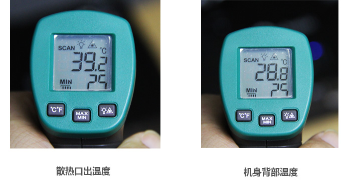 優派Pro7827HD評測——溫度