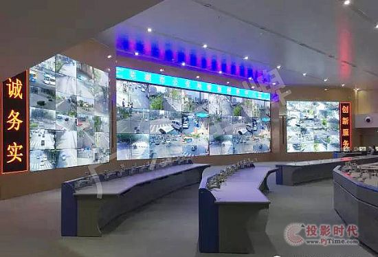 王牌顯示120臺超大型拼接系統助力蕪湖“天網”工程