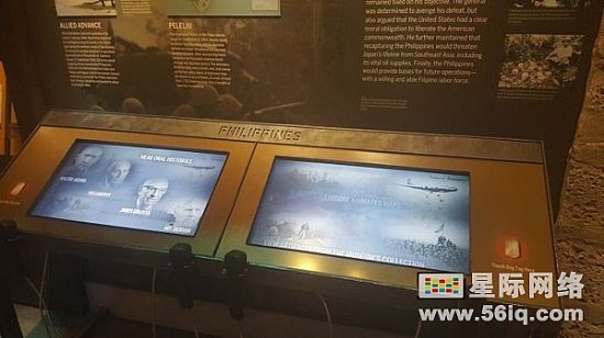 美國國家二戰博物館新增數字互動設備,多媒體信息發布系統,數字標牌,數字告示，digital signage