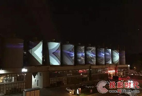 DET-SWU1激光工程投影機點亮首屆中國（隆里）國際新媒體藝術節作品展
