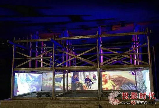 DET-SWU1激光工程投影機點亮首屆中國（隆里）國際新媒體藝術節作品展