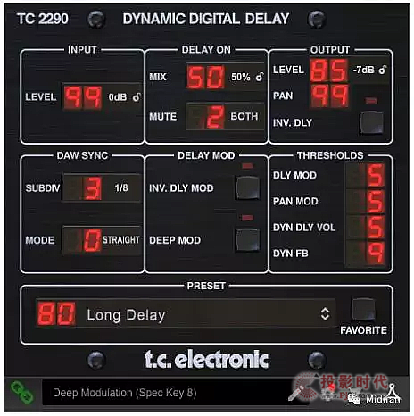 TC Electronic 新技術產品 TC2290-DT