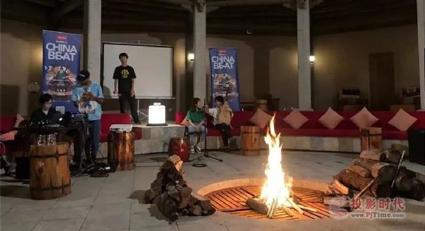安恒利在長城下為“中國節奏”發聲