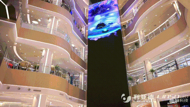 利亞德打造韓國最大電梯媒介塔！互動數字視覺藝術助力數字標牌價值提升