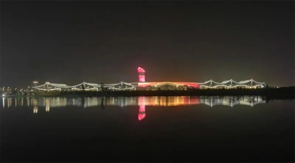 助力打造華北最大會展中心，洲明點亮石家莊璀璨夜色！