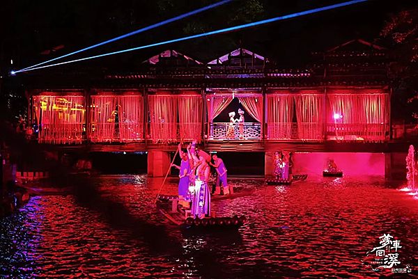 解析丨行浸式山水夜游演藝秀《夢回車溪》 土家文化與藝術的融合創新