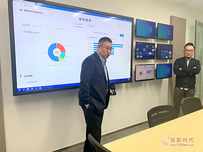 松下（中國）系統(tǒng)通信營銷公司林仁總裁到訪天創(chuàng)參觀智慧會議產(chǎn)品