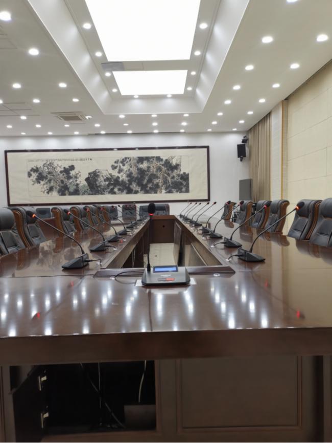 得勝一站式音響系統進駐山東省棗莊市臺兒區人民政府會議室