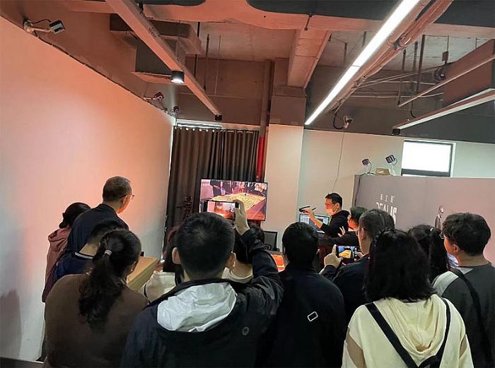 培黎職業(yè)學院領導一行蒞臨瑞立視參觀交流