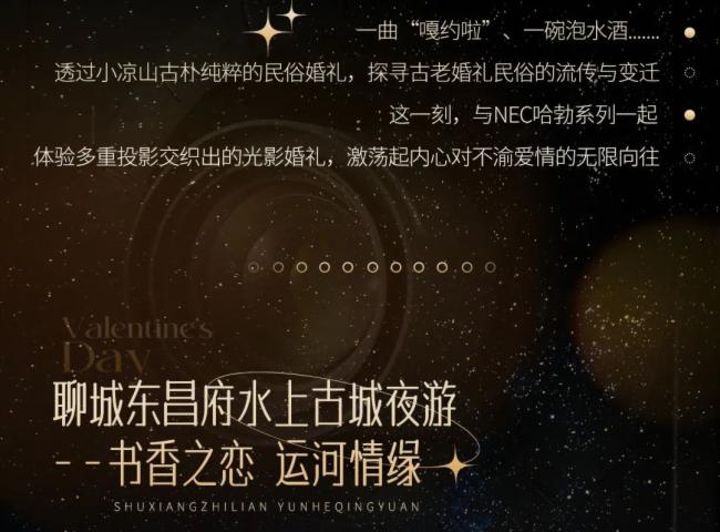 NEC丨光影鐫刻 至愛(ài)不渝