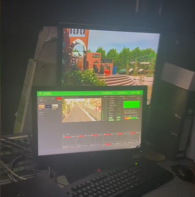 TVU Transceiver多功能收發服務器接收的直播畫面