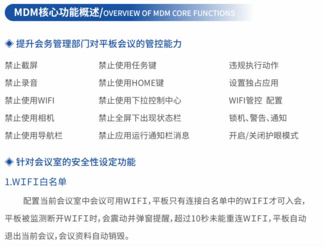 席媒 | 基于MDM管控的無紙化會議終端