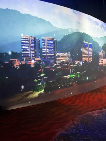 山海之城，國際梅沙，贏康科影達參與打造小梅沙品牌沉浸式展廳