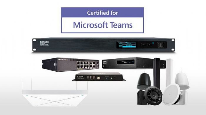 Q-SYS + TCC 2，為 Microsoft Teams Rooms 提供空間音頻支持