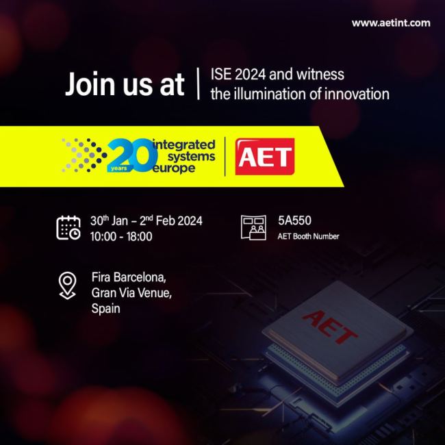 ISE 2024 | AET阿爾泰繼續(xù)與全球客戶共享LED極致視界