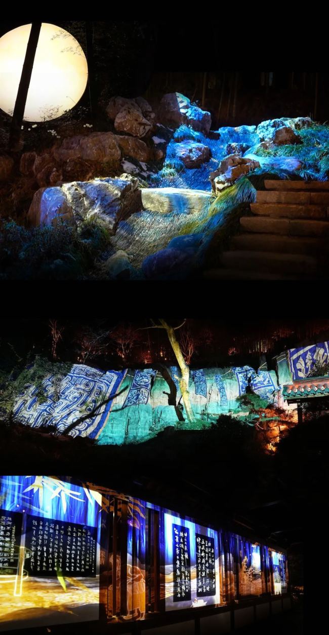 光影打造行浸式夜游大秀，助力湖州再現“陸羽與茶”文化