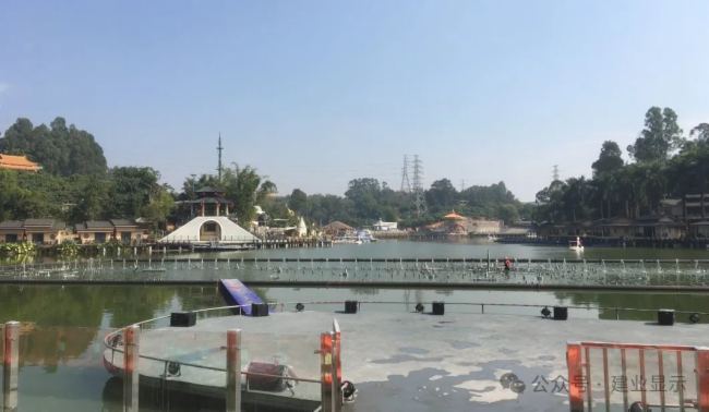 投影案例 | 建業顯示邀您觀看深圳山水田園大型實景水上演藝秀《水月花仙》