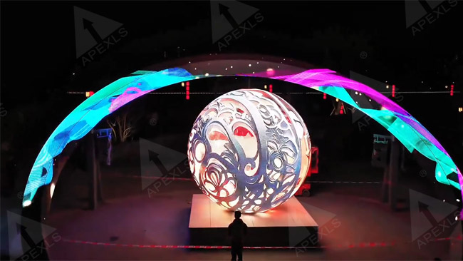 “數字夜游”啟幕！康碩展LED創意屏精彩亮相惠陽淡水墟文化特色街